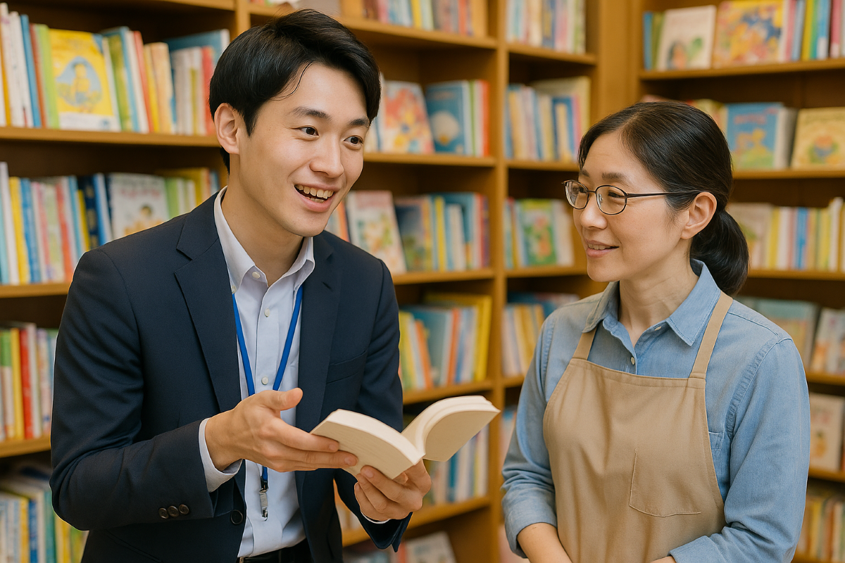 社名非公開 【長期】子供向け書籍や教材を扱う出版社で営業担当に！残業なし・駅チカ・正社員登用ありの好環境です。(HE6918)