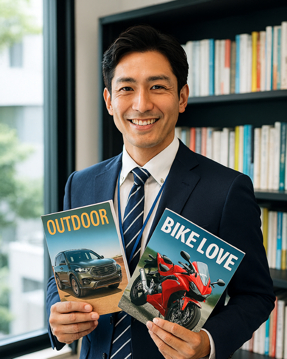 社名非公開 【正社員】学歴不問・未経験歓迎！車やバイク好きが活躍できる出版社で広告営業。残業少なめ＆駅チカで働きやすさ抜群＠八丁堀 (HJ6955)