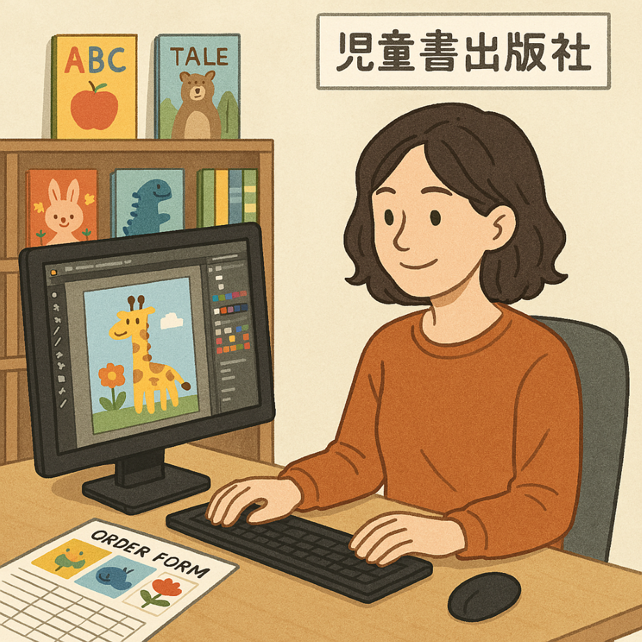 社名非公開 【長期】\\ 出版社×DTPデザイン // illustrator活かす！ ▶ 出版業界デビューOK ▶ 児童書・絵本に関わるお仕事 ＠江戸川橋 (HD7001)